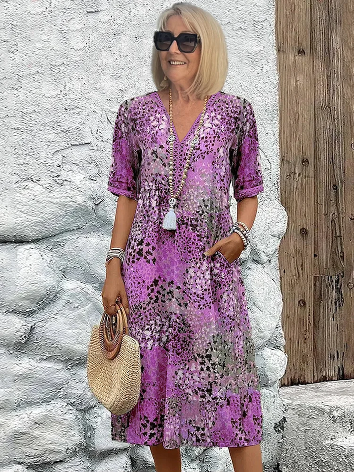 VERONICA | VIBRANTE MIDI JURK