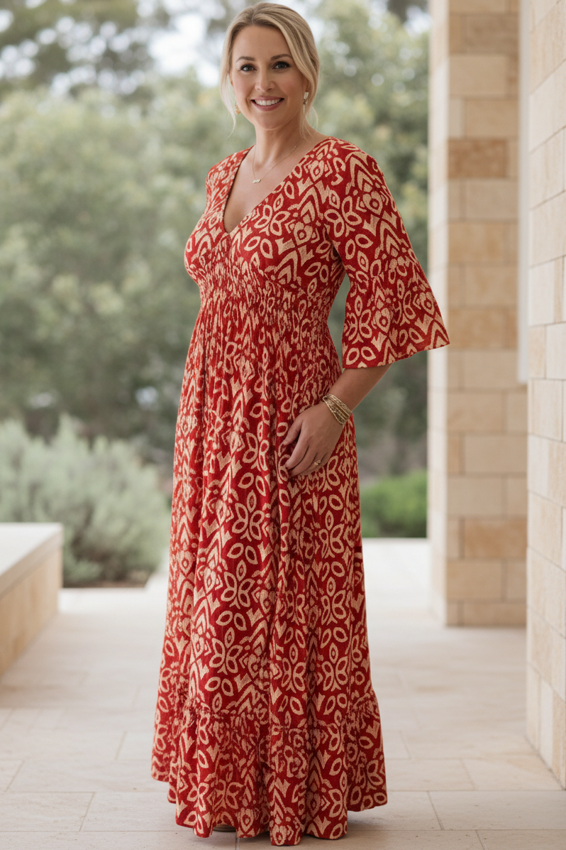 OTTILIE - BOHEMIAANS JURK