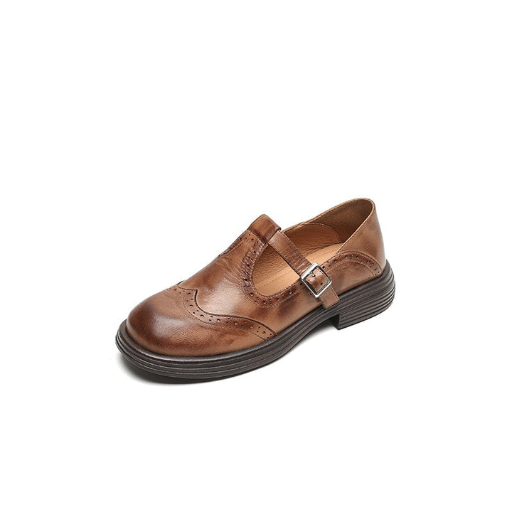 Elvara | Elegante Leren Mary Jane