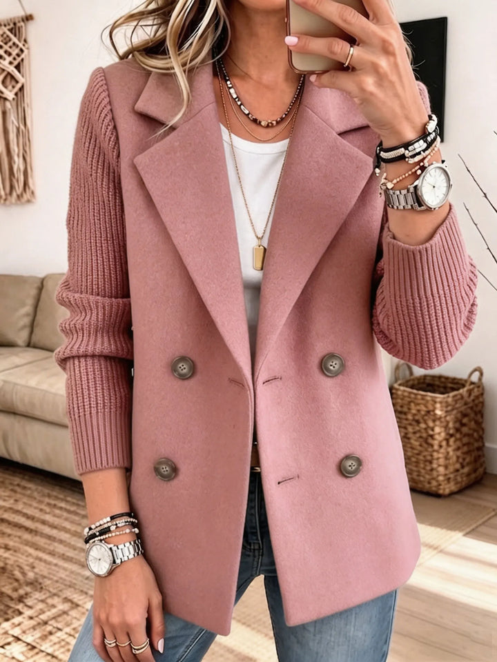 Elise | Elegante blazer met contrasterende mouwen
