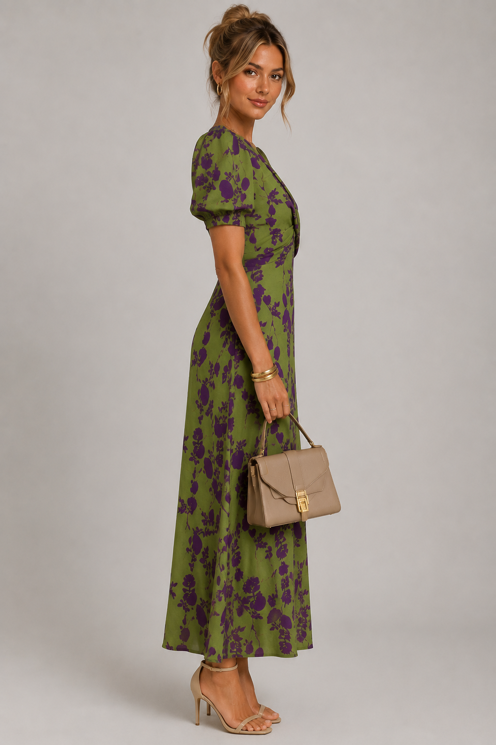 Virel | Jurk met Bloemenpatroon