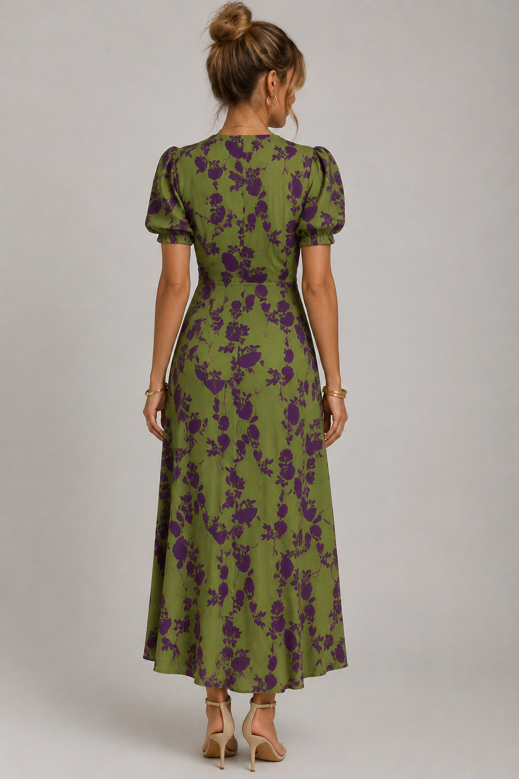 Virel | Jurk met Bloemenpatroon