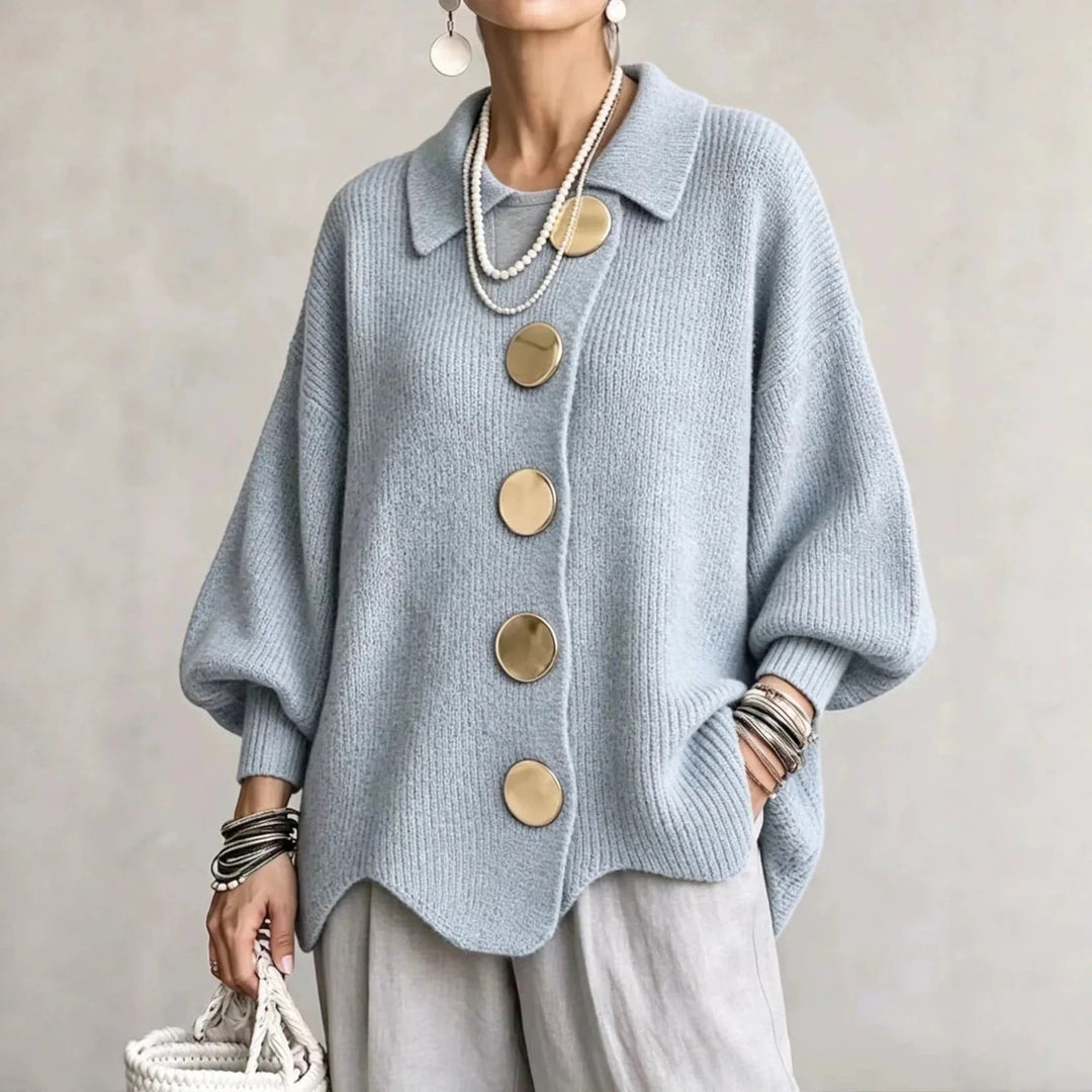 Karina | Oversized vest met knopen
