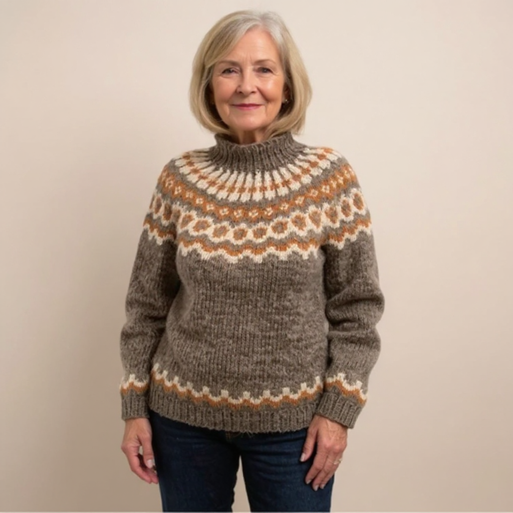 Christine | Coltrui met Scandinavisch patroon