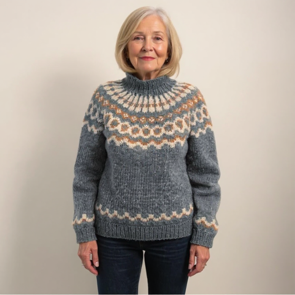 Christine | Coltrui met Scandinavisch patroon