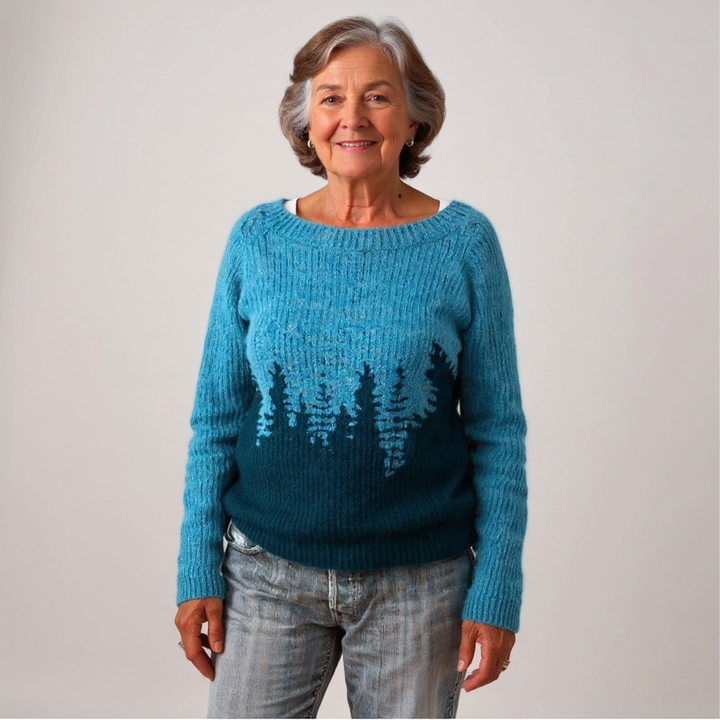 Brigitte | Trui met bosmotief