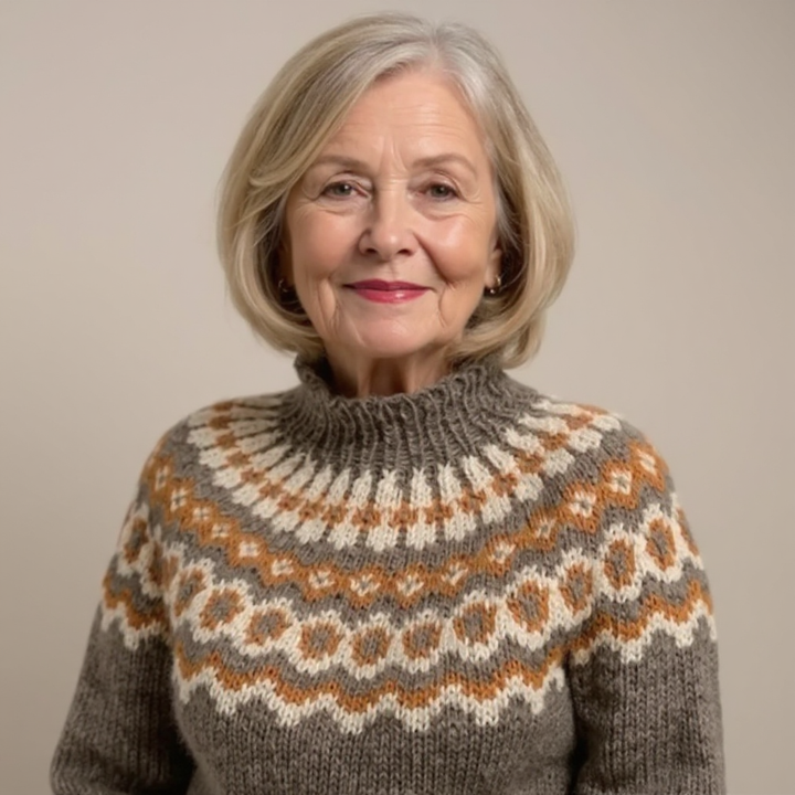 Christine | Coltrui met Scandinavisch patroon
