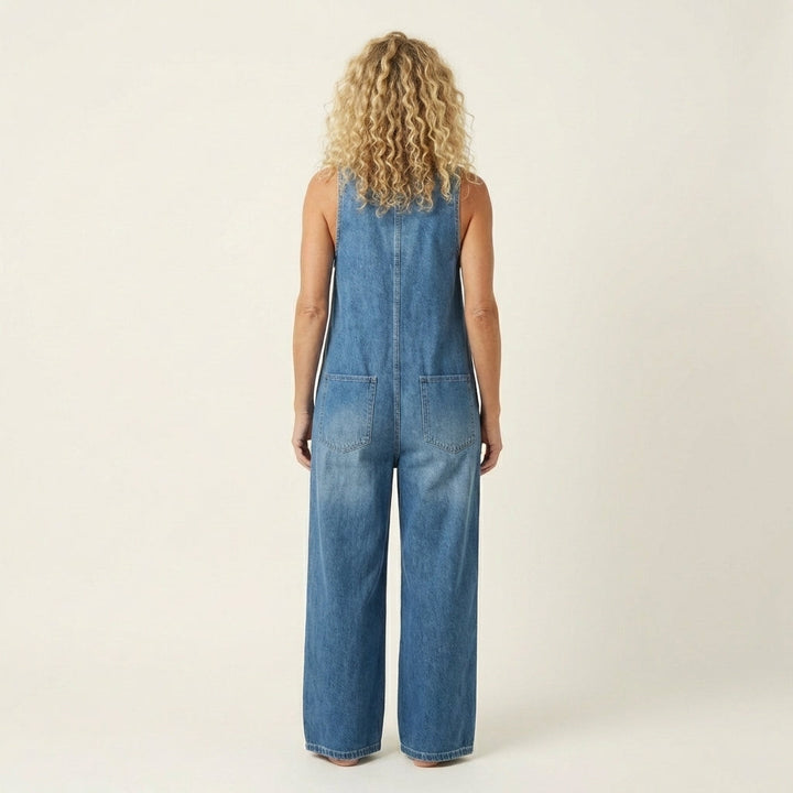 Liva | Jumpsuit met knoopbandjes