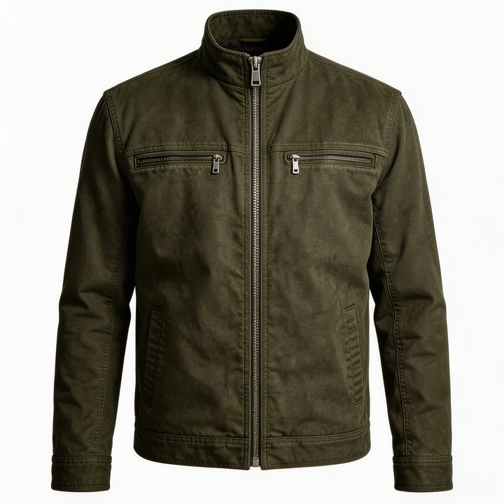 Van Laarhoven® |  Vintage Olijfgroene Field Jacket