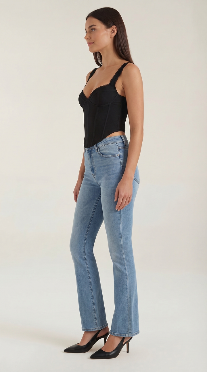 Luxueuze Freya Top met Kantdetails