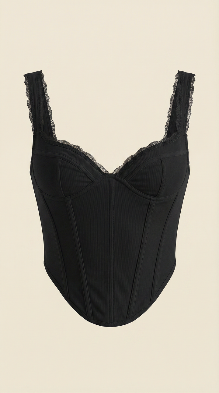Luxueuze Freya Top met Kantdetails