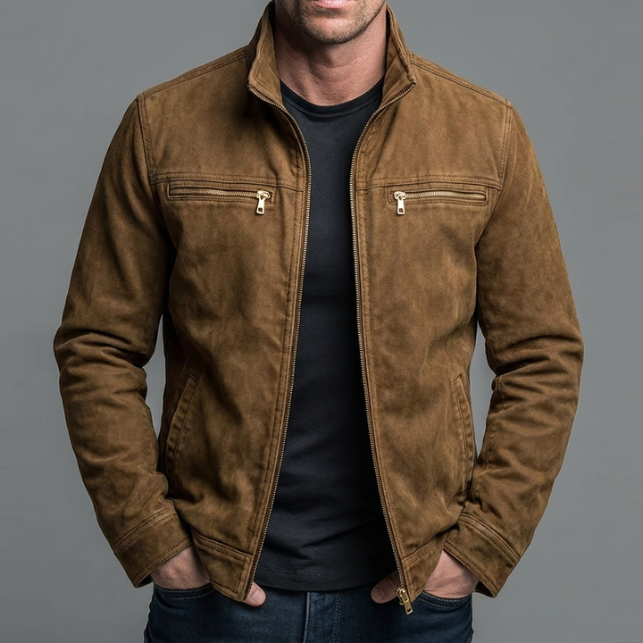 Tobias | Vintage jas met ritssluiting