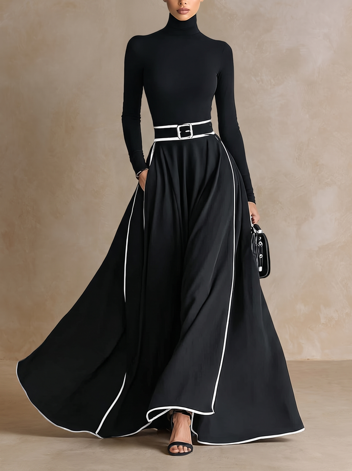 Susanna™ | Elegante Maxi-Jurk met Ceintuur