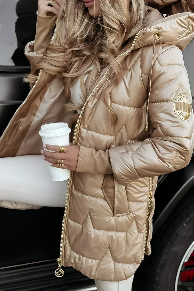 Mila | Warme winterjas met capuchon