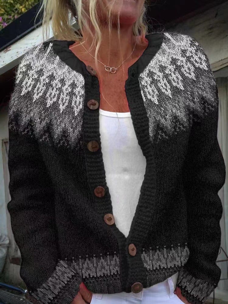 Liliana | Vest met Scandinavisch patroon