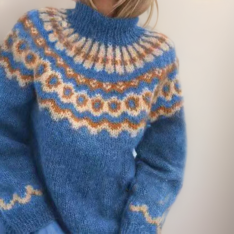 Christine | Coltrui met Scandinavisch patroon