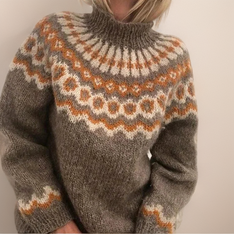 Christine | Coltrui met Scandinavisch patroon