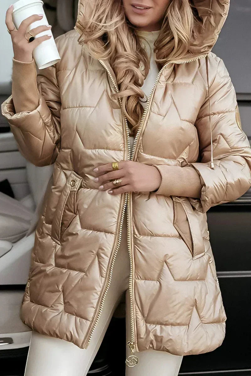 Mila | Warme winterjas met capuchon