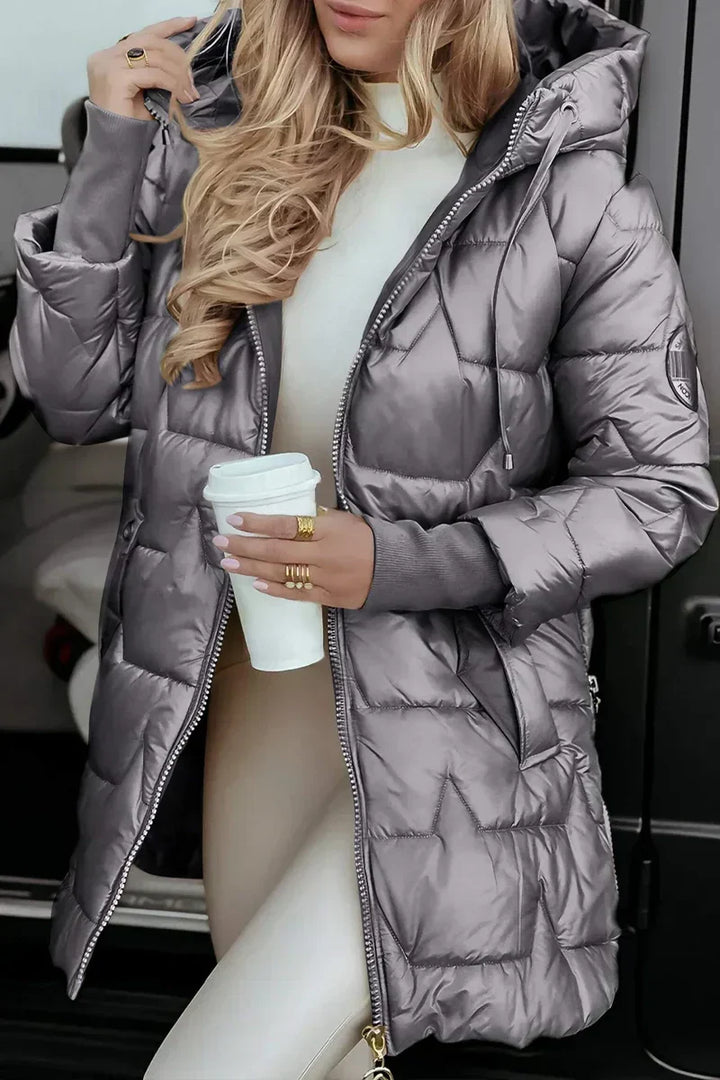 Mila | Warme winterjas met capuchon