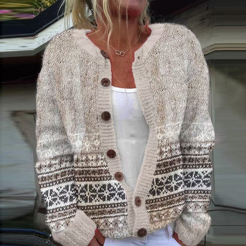 Liliana | Vest met Scandinavisch patroon