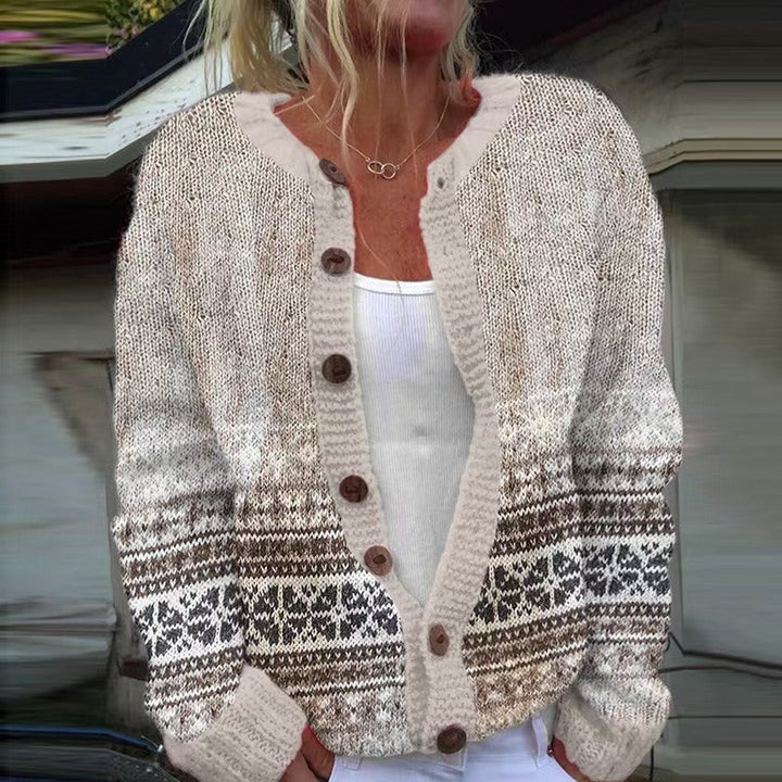 Liliana | Vest met Scandinavisch patroon