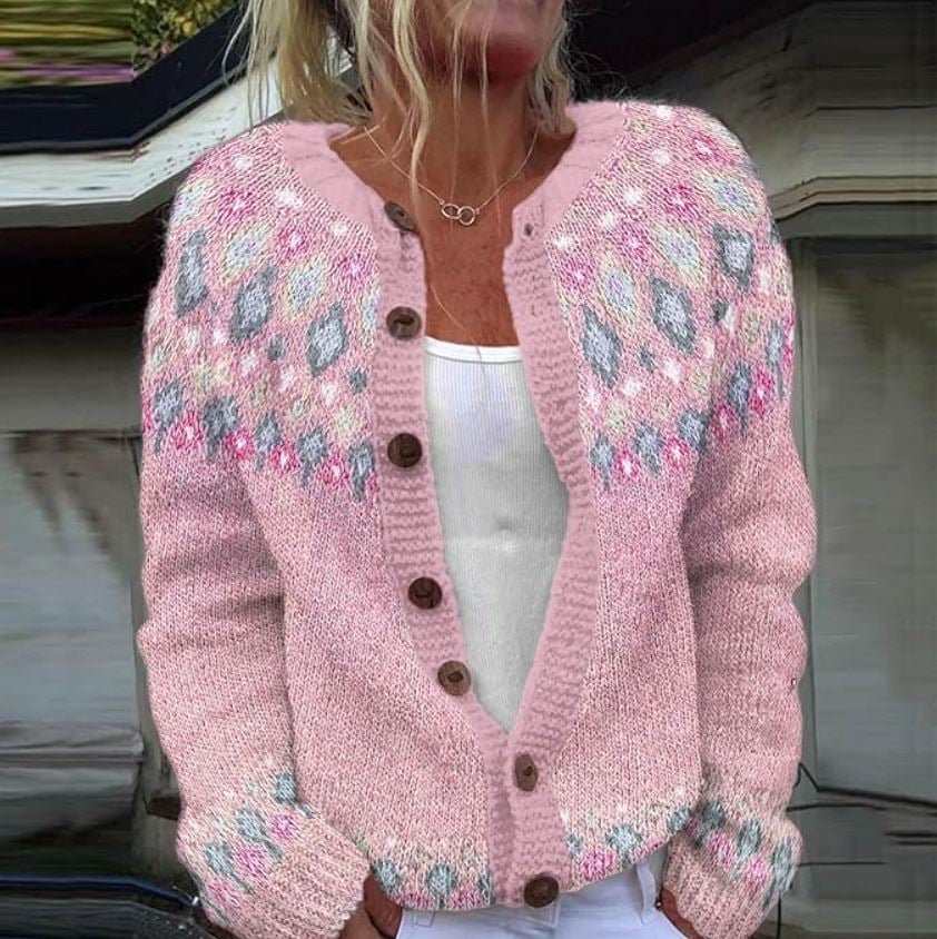 Liliana | Vest met Scandinavisch patroon
