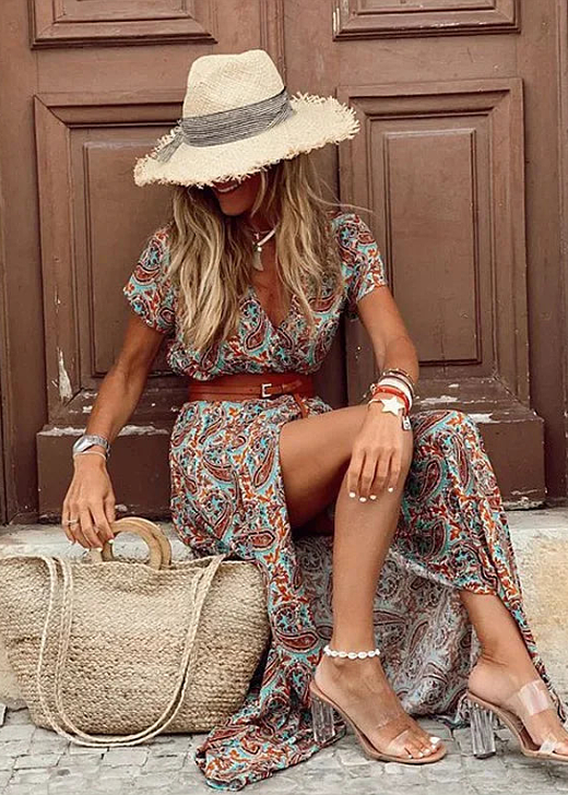 ANNABELLE | BOHO MAXI JURK