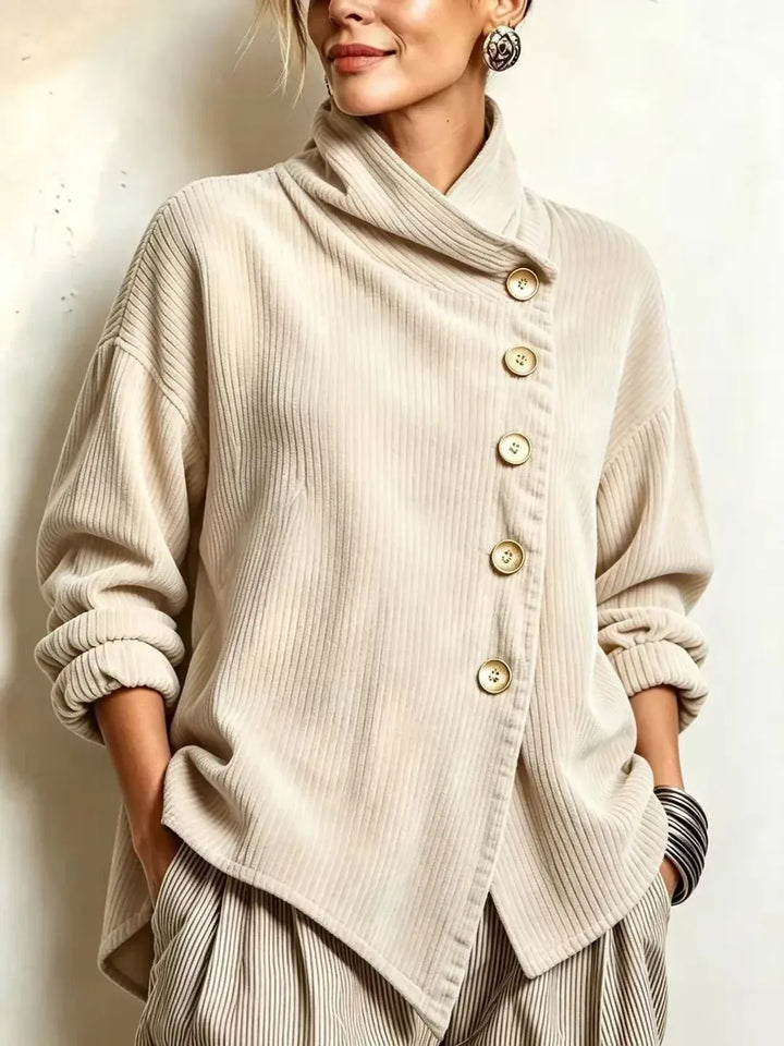 Olivia™ | Elegante Top met Knoopsluiting