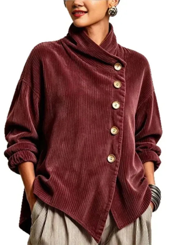 Olivia™ | Elegante Top met Knoopsluiting