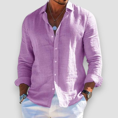 Luca | Elegante en lichte linnen blouse