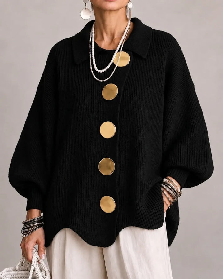 Karina | Oversized vest met knopen