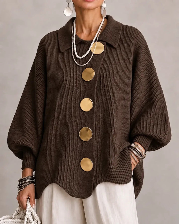 Karina | Oversized vest met knopen