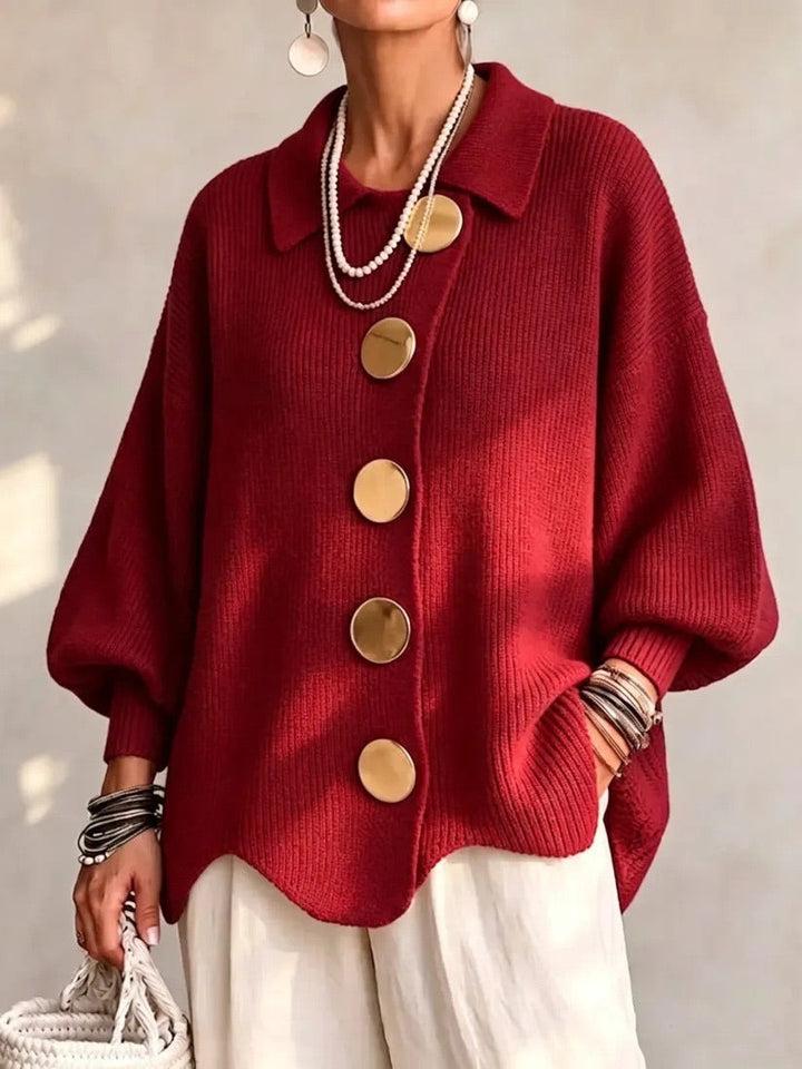 Karina | Oversized vest met knopen