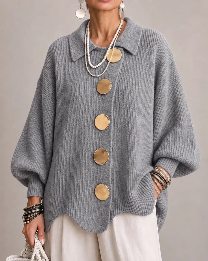 Karina | Oversized vest met knopen