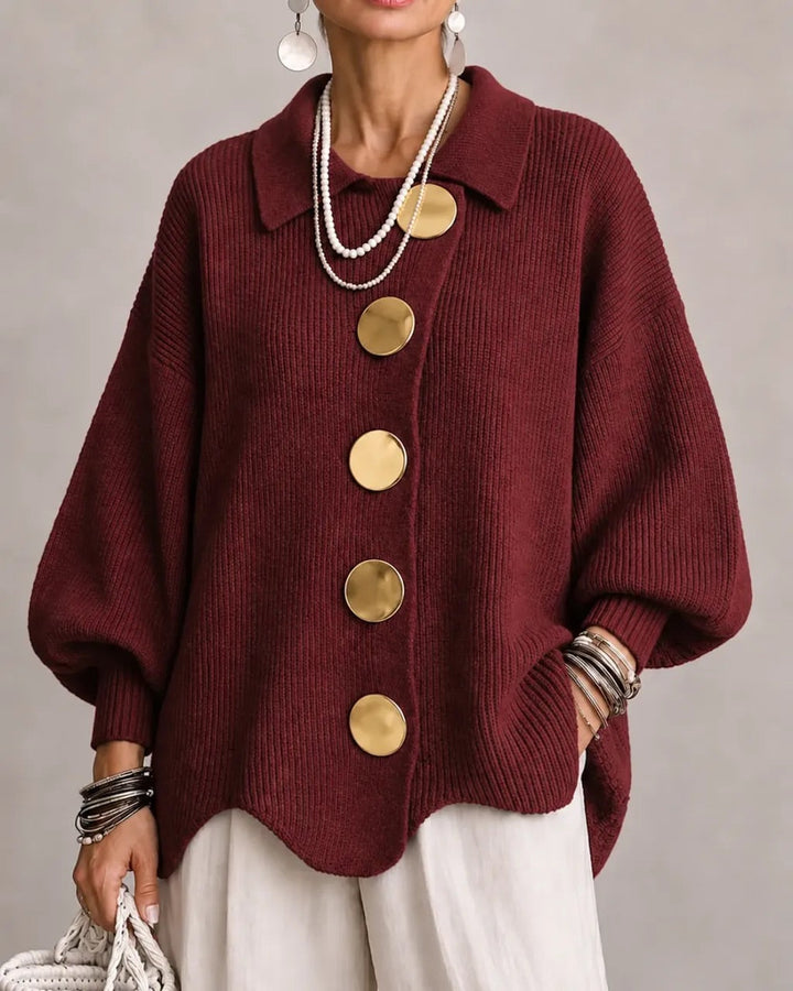 Karina | Oversized vest met knopen