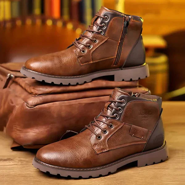 Magnus™ | Premium Leren Veterschoenen