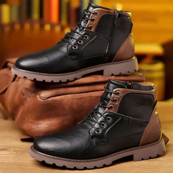 Magnus™ | Premium Leren Veterschoenen