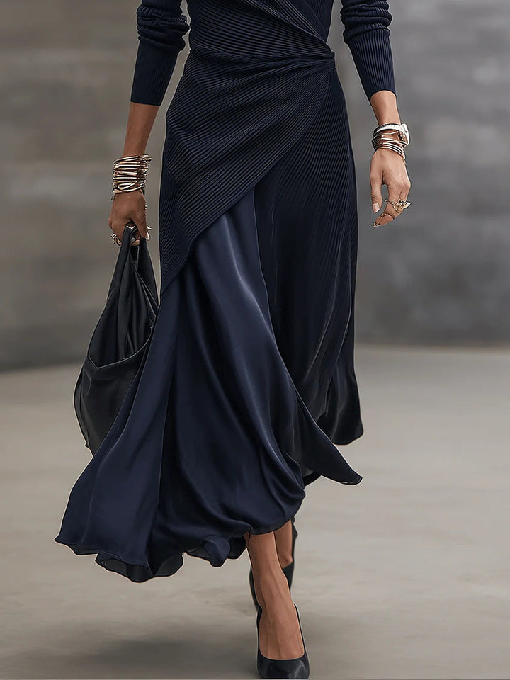 Tamara™ | Elegante Maxi-Jurk met Asymmetrische Rok