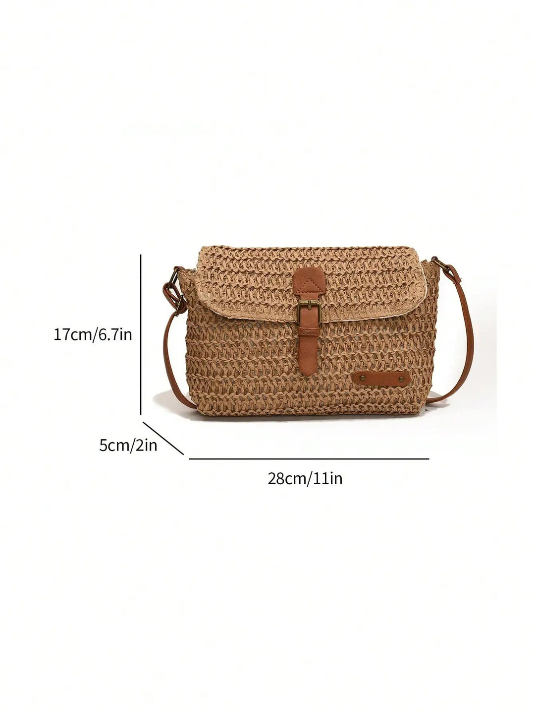 Amber | Elegante Gevlochten Tas