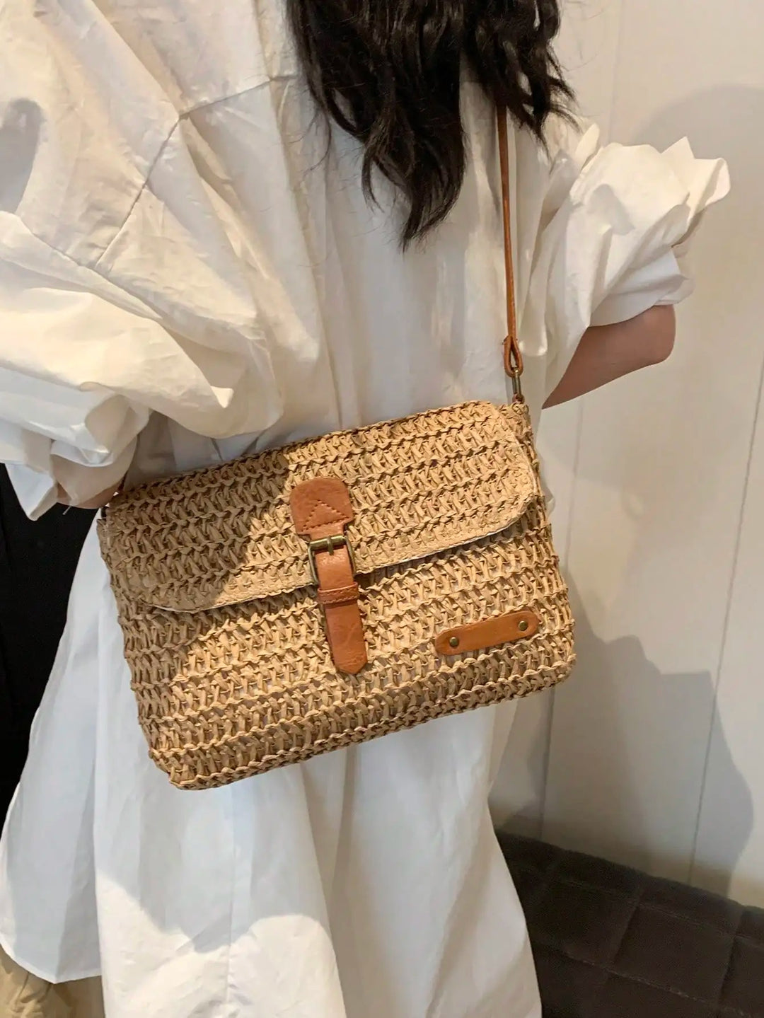 Amber | Elegante Gevlochten Tas