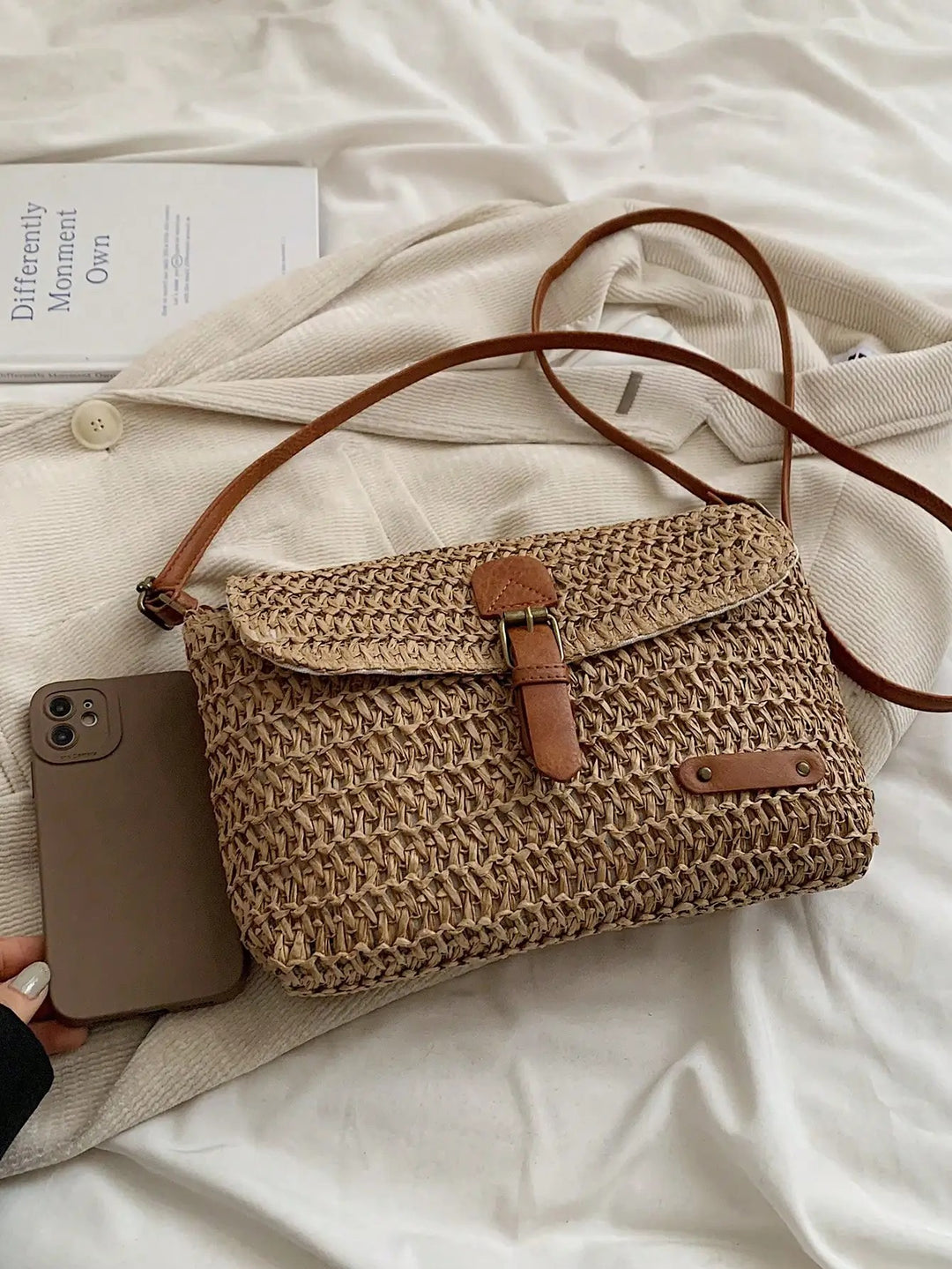 Amber | Elegante Gevlochten Tas