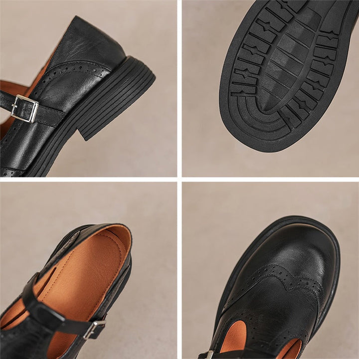 Talvanna | Elegante Leren Mary Janes Voor Elke Dag