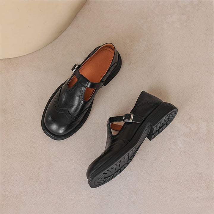 Talvanna | Elegante Leren Mary Janes Voor Elke Dag