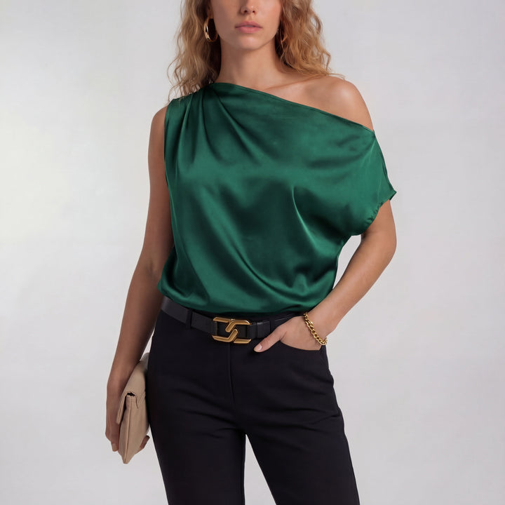 Camilla – Chic Casual Eén Schouder Blouse