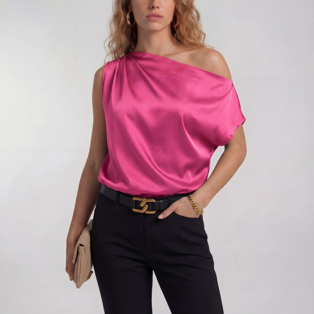 Camilla – Chic Casual Eén Schouder Blouse