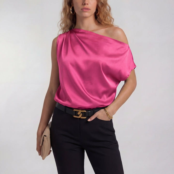 Camilla – Chic Casual Eén Schouder Blouse
