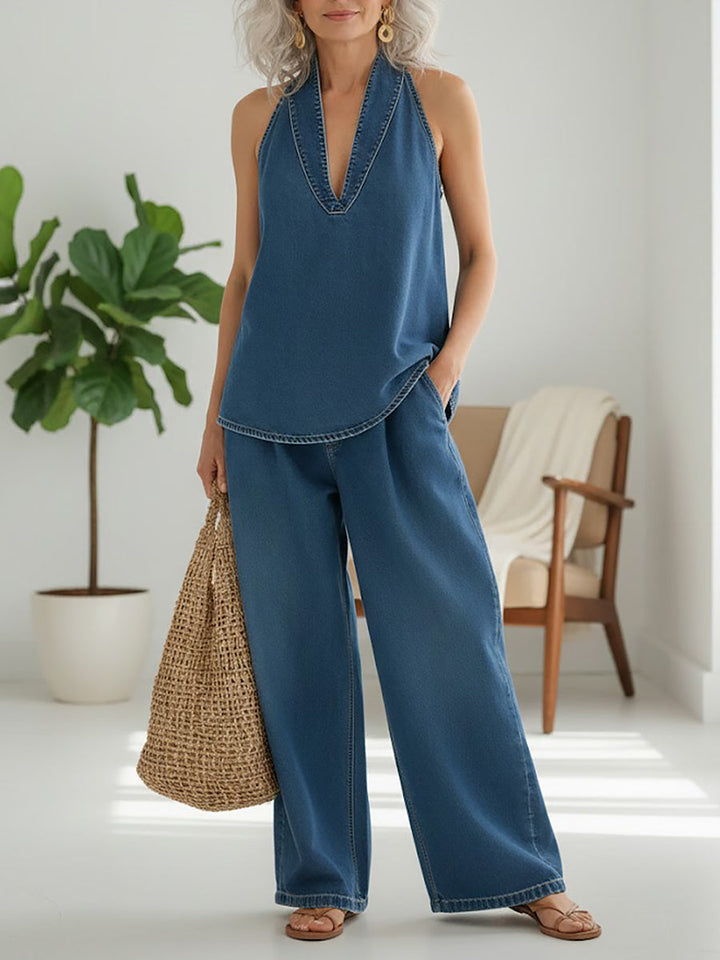 Ivy | Twinset Denim Met Vintage Effect Zacht Gewassen