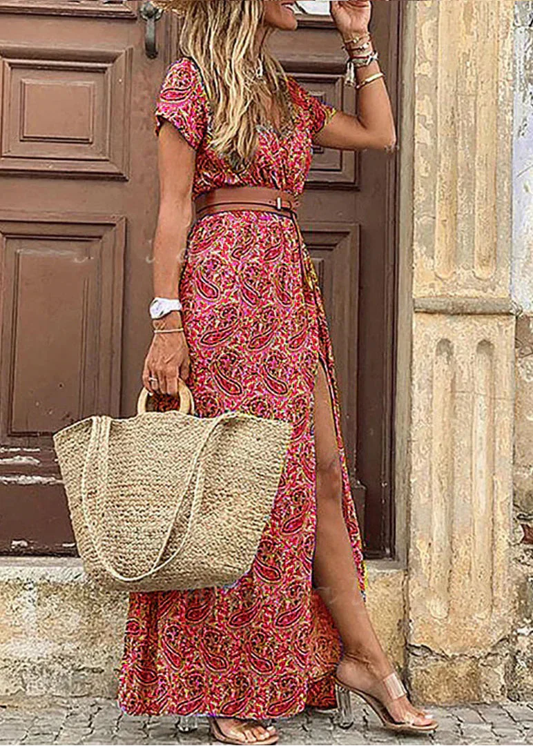 ANNABELLE | BOHO MAXI JURK