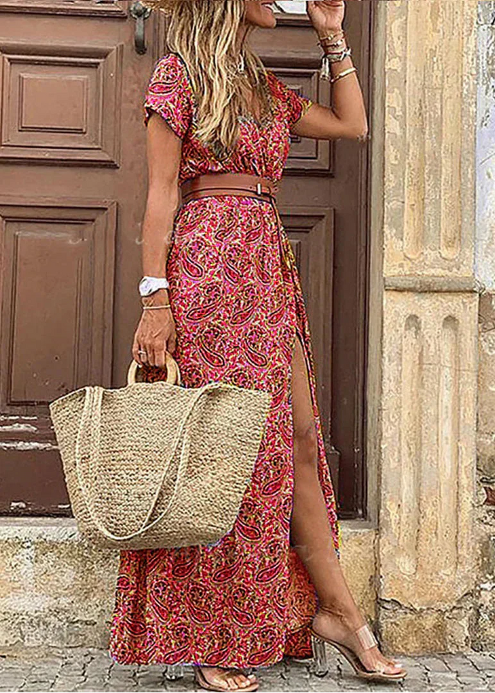 ANNABELLE | BOHO MAXI JURK