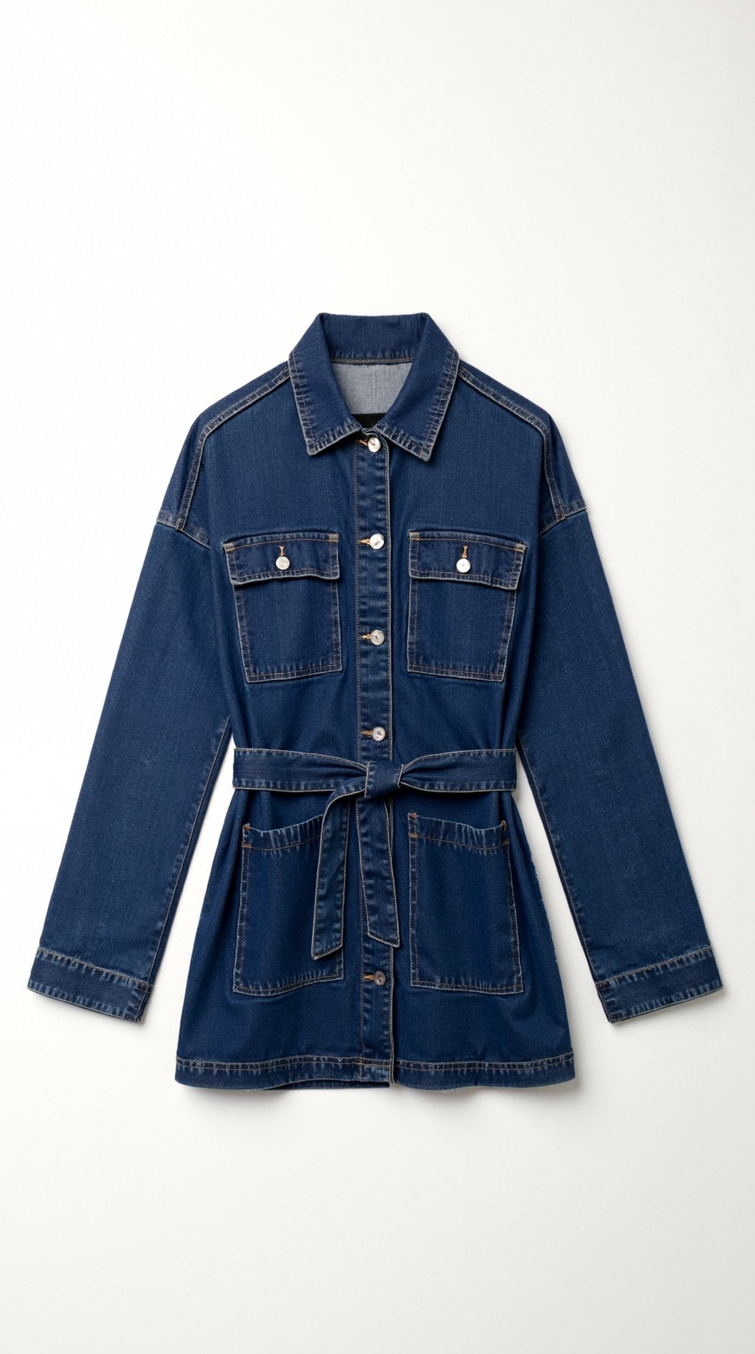 Alice denimjack met verstelbare riem